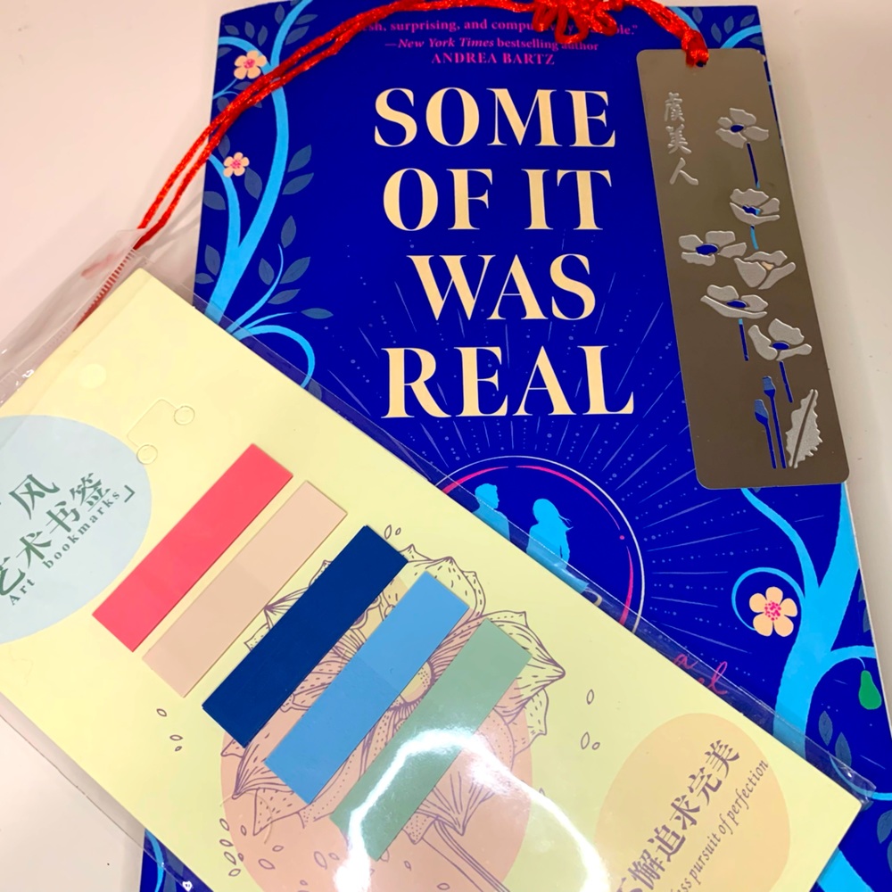 Some Of It Was Real book by Nan Fisher (including book mark and book tabs)